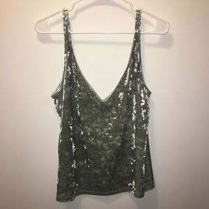 H&M Suede Mint Tanktop